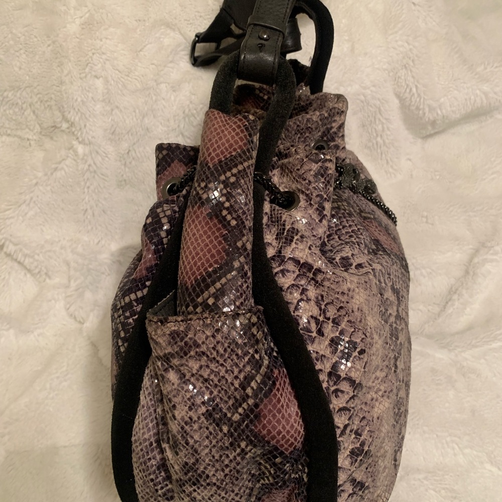 Aimee Kestenberg Python Leather Multicolored Hand… - image 5